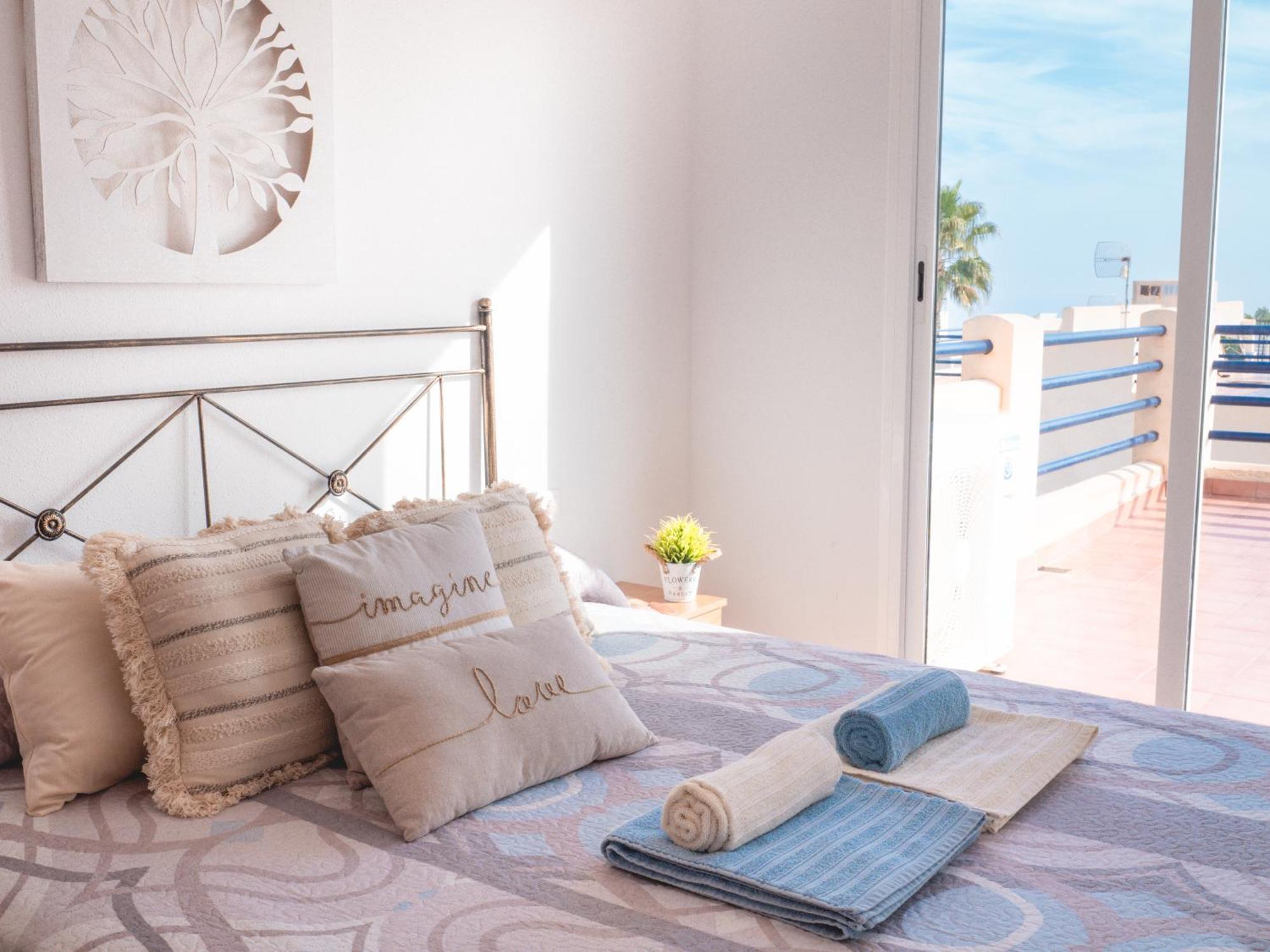 Apartamento En Marina Beach Con Vistas Al Mar El Pozo del Esparto ภายนอก รูปภาพ